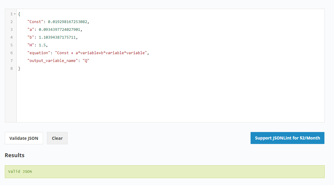 valid json